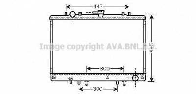 AVA QUALITY COOLING mt2165 -  Радиатор, охлаждение двигателя